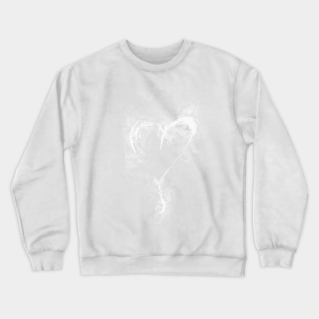 cell phone cover heart from clouds Crewneck Sweatshirt by Shadow3561